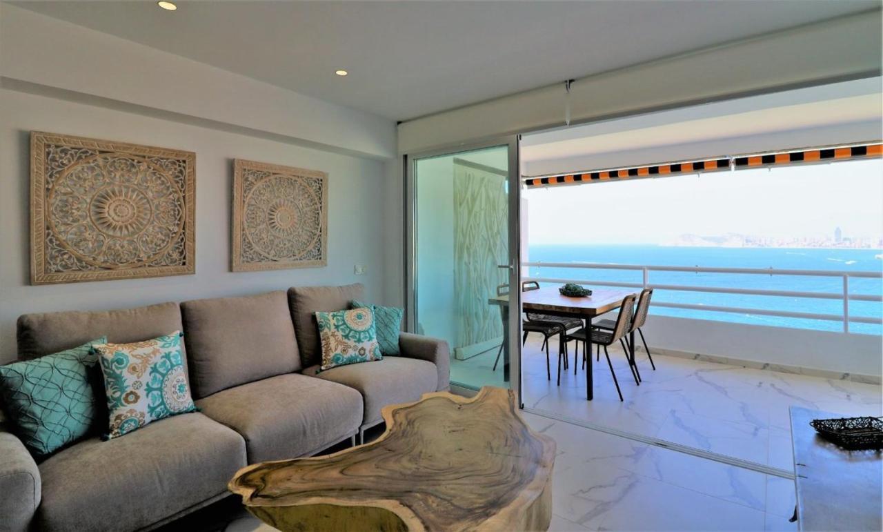 Luxurious 2-Bedroom Apt With Stunning Views, 1St Line On Levante Beach, Бенидорм Экстерьер фото