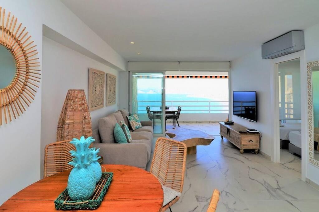 Luxurious 2-Bedroom Apt With Stunning Views, 1St Line On Levante Beach, Бенидорм Экстерьер фото