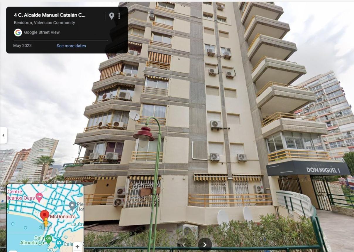 Luxurious 2-Bedroom Apt With Stunning Views, 1St Line On Levante Beach, Бенидорм Экстерьер фото